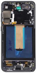 Samsung S916B Galaxy S23+ EU verzió előlap keret, lcd kijelző és érintőpanel, fekete Same size, OLED