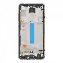 Samsung A525, A526, A528 Galaxy A52, A52 5G, A52s 5G előlap keret, lcd kijelző és érintőpanel, lila (OLED, Small size, Kis kijelzős változat)