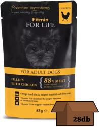 Fitmin Dog For Life Adult csirke sonkával zselében 28x85g