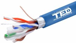 TED Electric Cablu FTP Cat. 6 cupru integral 0, 51 mm, 305 m, albastru, TED Wire Expert TED002426 (A0115390)