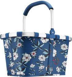 Reisenthel carrybag kék virágos női bevásárló kosár (BK4104)