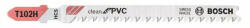 Bosch PRO Plastics PVC clean T102H szúrófűrészlap, 100 mm, 5 db, műanyaghoz (2608667446) - hardtools