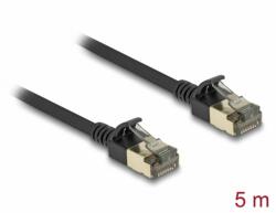 Delock Cablu de retea RJ45 Cat. 8.1 FTP Slim Pro 5m Negru, Delock 80342 (80342)