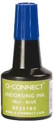 Q-CONNECT Bélyegzőfesték 30 ml Q-Connect kék (4150301) - homeofficeshop