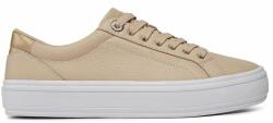 Tommy Hilfiger Sneakers Tommy Hilfiger Essential Vulc Leather Sneaker FW0FW07778 White Clay AES