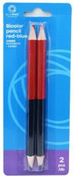 BLUERING Postairón vastag Bluering® 2 db/blisz piros-kék (JJ10121T) - tintasziget