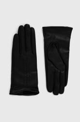 Answear Lab bőr kesztyű fekete, női - fekete L - answear - 8 385 Ft
