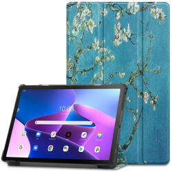 Tech-Protect Smartcase "Sakura" Lenovo Tab M10 Plus 10.6 3rd Gen TB-125/TB-128 oldalra nyíló smart tok, mintás