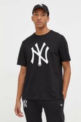 New Era pamut póló fekete, nyomott mintás, NEW YORK YANKEES - fekete L