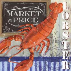 Ambiente Lobster papírszalvéta 33x33cm, 20db-os