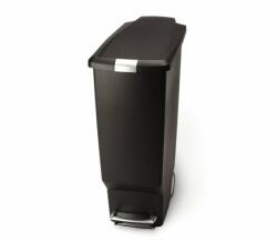 Nikaro Keskeny pedálkosár 40 l, fekete műanyag, fekete