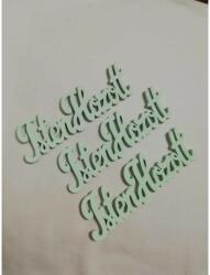  Isten hozott fa felirat 15 cm menta