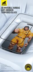 Type Gorilla Apple iPhone 14 Pro/15 TG Invisible Airbag Anti-Broken 3D Full Üvegfólia - Fekete