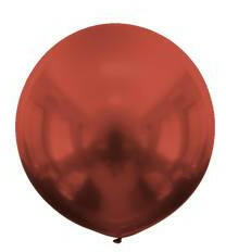  Óriás léggömb 24" 60cm Chrome, Piros (LUFI544989)