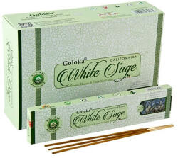 Goloka Natural Californian White Sage-Fehér Zsálya Masala Füstölő