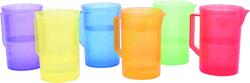 TickiT Set de 6 carafe translucide colorate pentru activitati senzoriale (TIK73103)
