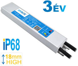 HYRiTE TLG-12E30C, LED tápegység, 30W / 12V, 18mm, IP68