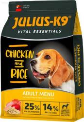 Julius-K9 JULIUS K-9 12kg Adult Vital Essentials (szárnyas, rizs) száraztáp - felnőtt kutyák részére (312583)