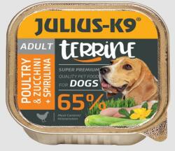 Julius-K9 Julius-K9 Dog Terrine Adult Szárnyas és cukkini - nedveseledel felnőtt kutyák részére (150g) (313252)
