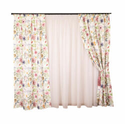 Hiko Set 3 piese Hiko Fantasy, 2 draperii Heaven si o perdea Ana voal, cu rejansa (10009569)