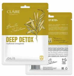 Claire Cosmetics Mască de față din țesătură - Claire Cosmetics Deep Detox 32 g