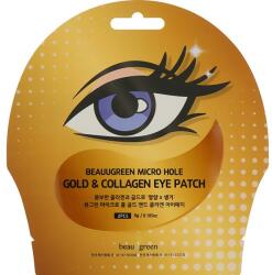 BeauuGreen Patch-uri cu colagen și aur pentru ochi - Beauugreen Micro Hole Eye Patch Gold Collagen 2 buc Masca de fata