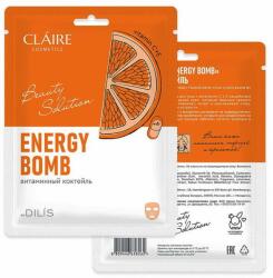 Claire Cosmetics Mască de față din țesătură - Claire Cosmetics Energy Bomb 32 g