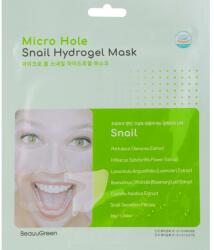BeauuGreen Mască cu mucină de melc pentru față - Beauugreen Microhole Snail Perfect Hydrogel Mask 30 g