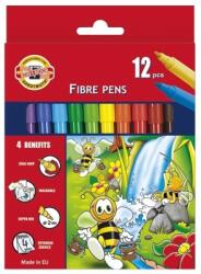 KOH-I-NOOR Carioca 12 culori Bees Koh-I-Noor K1002-12 (K1002-12)