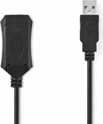 Nedis CCGL60EXTBK200 USB Type-A apa - USB Type-A anya 2.0 Hosszabbító kábel - Fekete (10m) (CCGL60EXTBK200)