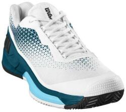 Wilson Pantofi tenis WILSON Rush Pro 4.0 Clay White/Coral Blue, 45 1/3 (NW.WRS329290E105)