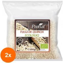 Pronat Foil Pack Set 2 x Fulgi de Quinoa BIO, 250 g, Pronat