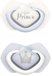 Canpol Babies Royal Baby Tetina simetrică din silicon 6-18m 2buc. Prince
