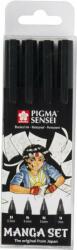 Sakura PIgma Sensei Технически химикалки Black 4 бр (POPIGSEN4)
