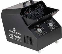 Soundsation ZEPHIRO 300 BUBBLE - Professzionális két-tárcsás buborékgép vezeték nélküli vezérlővel