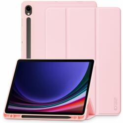 Samsung Tab S9 FE 10, 9 coll Tablettok (SM-X510, SM-X516) - pink smart case ceruza tartóval