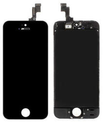 Apple iPhone 5S kompatibilis LCD kijelző érintőpanellel, OEM jellegű, fekete, Grade R - tok-shop