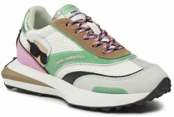 KARL LAGERFELD Sneakers KARL LAGERFELD KL62931N White Lthr/Textile w/Aqua 41Q