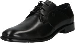 bugatti Pantofi cu șireturi 'Mansueto Flex' negru, Mărimea 46