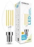 Modee LED lámpa B35 gyertya filament 7W- 60W E14 806lm 840 220-240V AC 35000h 360° 4000K Modee - ML-CF4000K7WE14 (ML-CF4000K7WE14)