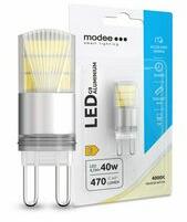 Modee LED lámpa alumínium T20 4, 2W- 40W G9 400lm 840 220-240V AC 50000h 300° 4000K Modee - ML-G9A4000K4, 2WB1 (ML-G9A4000K4,2WB1)