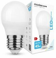 Modee LED lámpa kisgömb P45 7W- 45W E27 550lm 860 220-240V AC 25000h 180° 6000K Modee - ML-G456000K7WE27 (ML-G456000K7WE27)