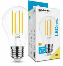 Modee LED lámpa A60 körte A filament 8W- 75W E27 1055lm 827 220-240V AC 35000h 360° 2700K Modee - ML-A60F2700K8WE27 (ML-A60F2700K8WE27)