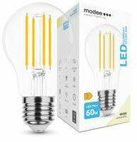 Modee LED lámpa A60 körte A filament 7W- 60W E27 760lm 840 220-240V AC 35000h 360° 4000K Modee - ML-A60F4000K7WE27 (ML-A60F4000K7WE27)