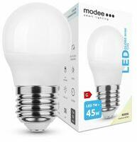 Modee LED lámpa kisgömb P47 7W- 45W E27 0, 5lm 840 220-240V AC 25000h 180° 4000K Modee - ML-G454000K7WE27 (ML-G454000K7WE27)