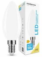 Modee LED lámpa B35 gyertya filament 7W- 50W E14 806lm 827 220-240V AC 35000h 360° 2700K Modee - ML-MCF2700K7WE14 (ML-MCF2700K7WE14)