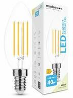 Modee LED lámpa B35 gyertya filament 4W- 40W E14 470lm 840 220-240V AC 35000h 360° 4000K Modee - ML-CF4000K4WE14 (ML-CF4000K4WE14)