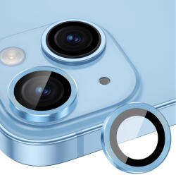 LITO kamera védőüveg iPhone 15 Pro Max / 15 Pro telefonra - Kék