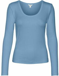 VERO MODA Női póló VMIRWINA Tight Fit 10300894 Dusk Blue (Méret S)