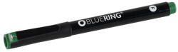 BLUERING Rostirón, tűfilc alkoholos 0, 5mm, OHP Bluering® F zöld 2 db/csomag